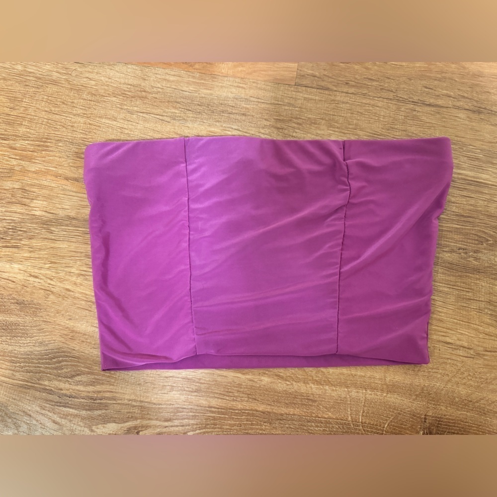 PrettyLittleThing purple tube top​​​​